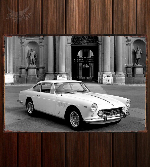Металлическая табличка Ferrari 250 GT E 2+2 Металлическая табличка Ferrari 250 GT E 2+2